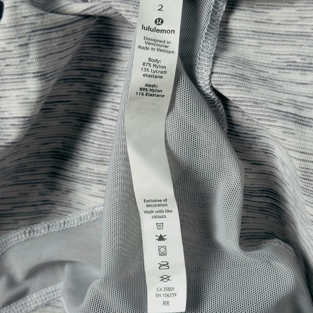 Lululemon Define Jacket Wee Are‎ From Space Ice Gray Alpine White Size 2